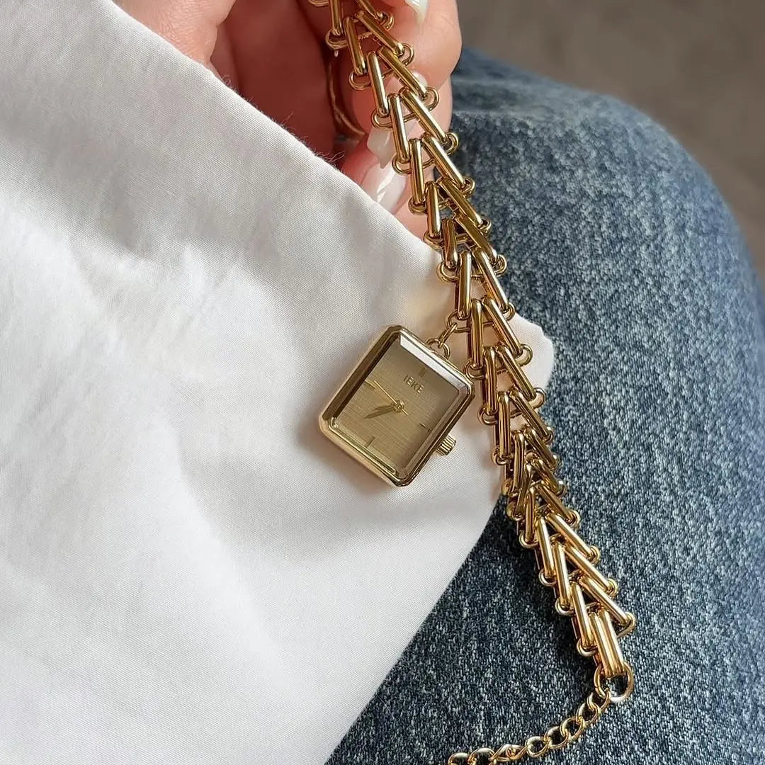 Montre bracelet IEKE doré | Zahra Jewelry Zahra Jewellery