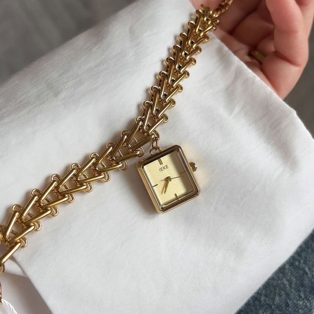 Montre bracelet IEKE doré | Zahra Jewelry