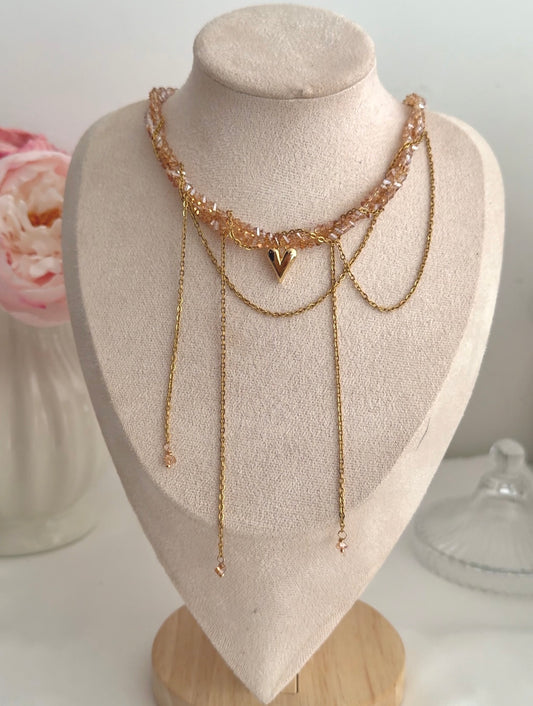 Collier Cœur Doré
