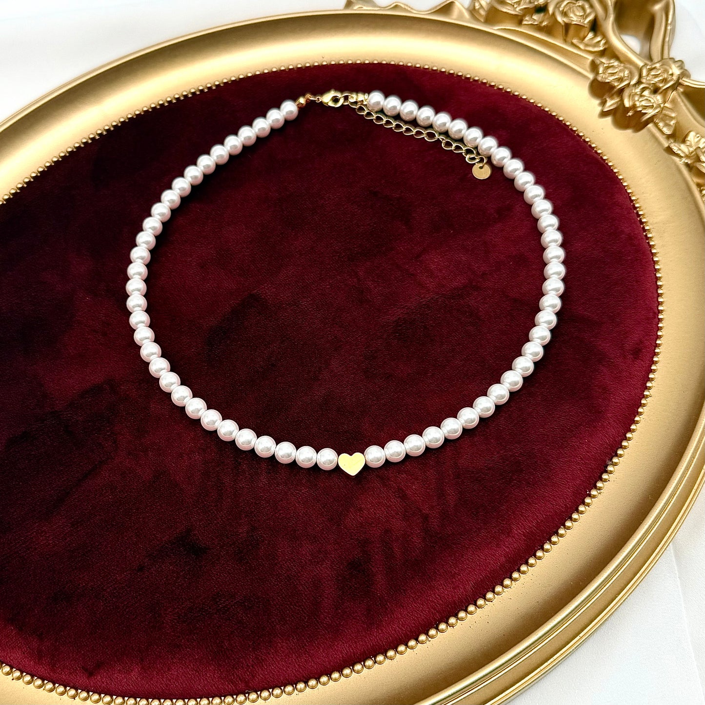 Collier cœur doré | ZAHRA JEWELRY