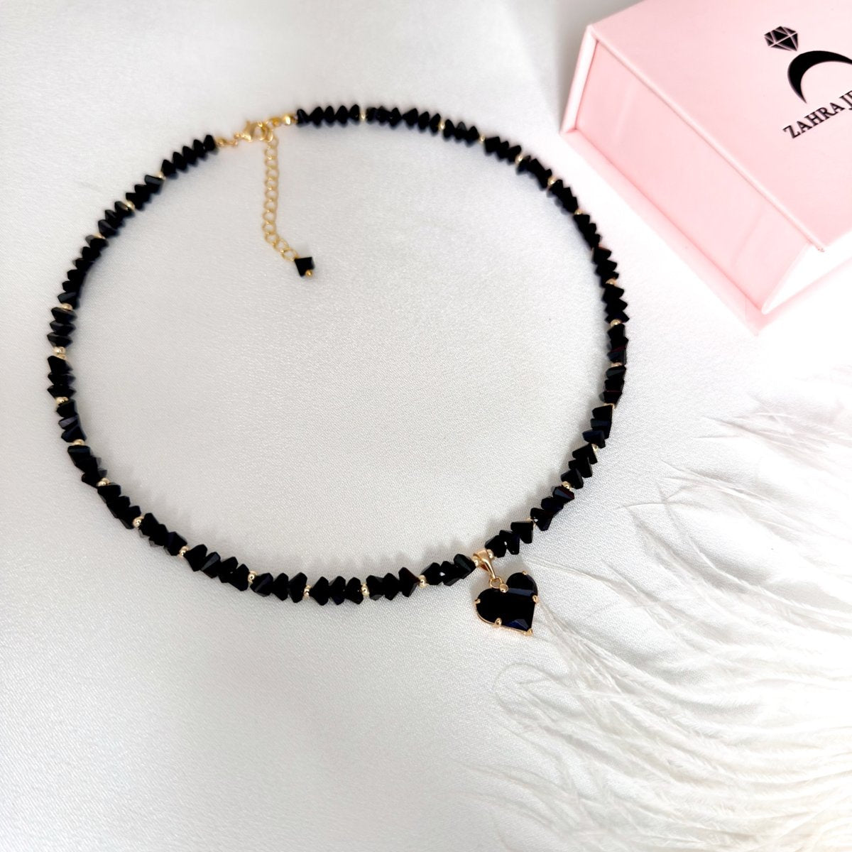 Collier Black Heart