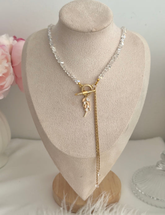 Parure Cristal Feuille
