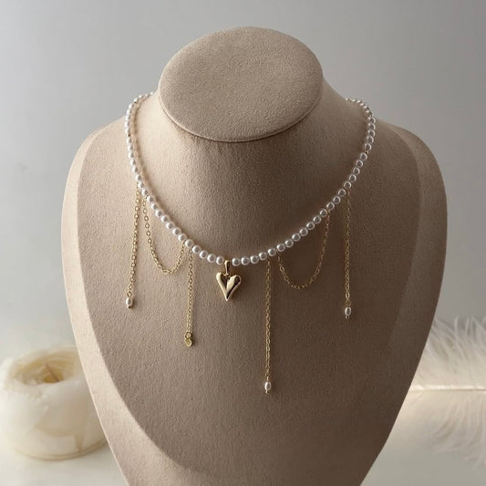 Collier Perles Nacrées