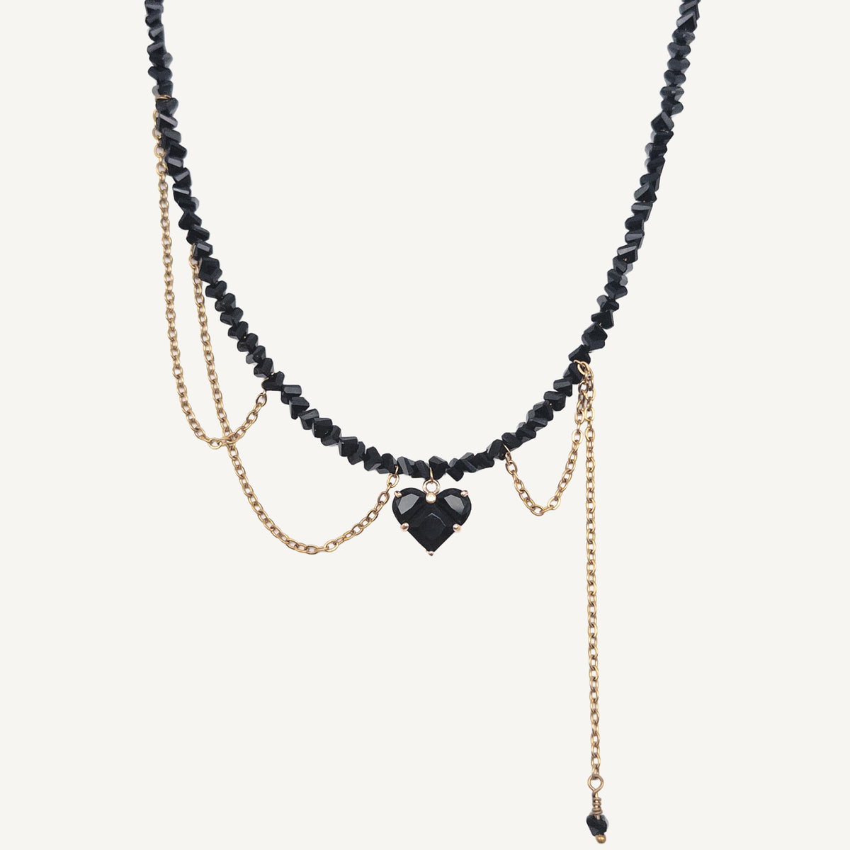 Parure Coeur Black